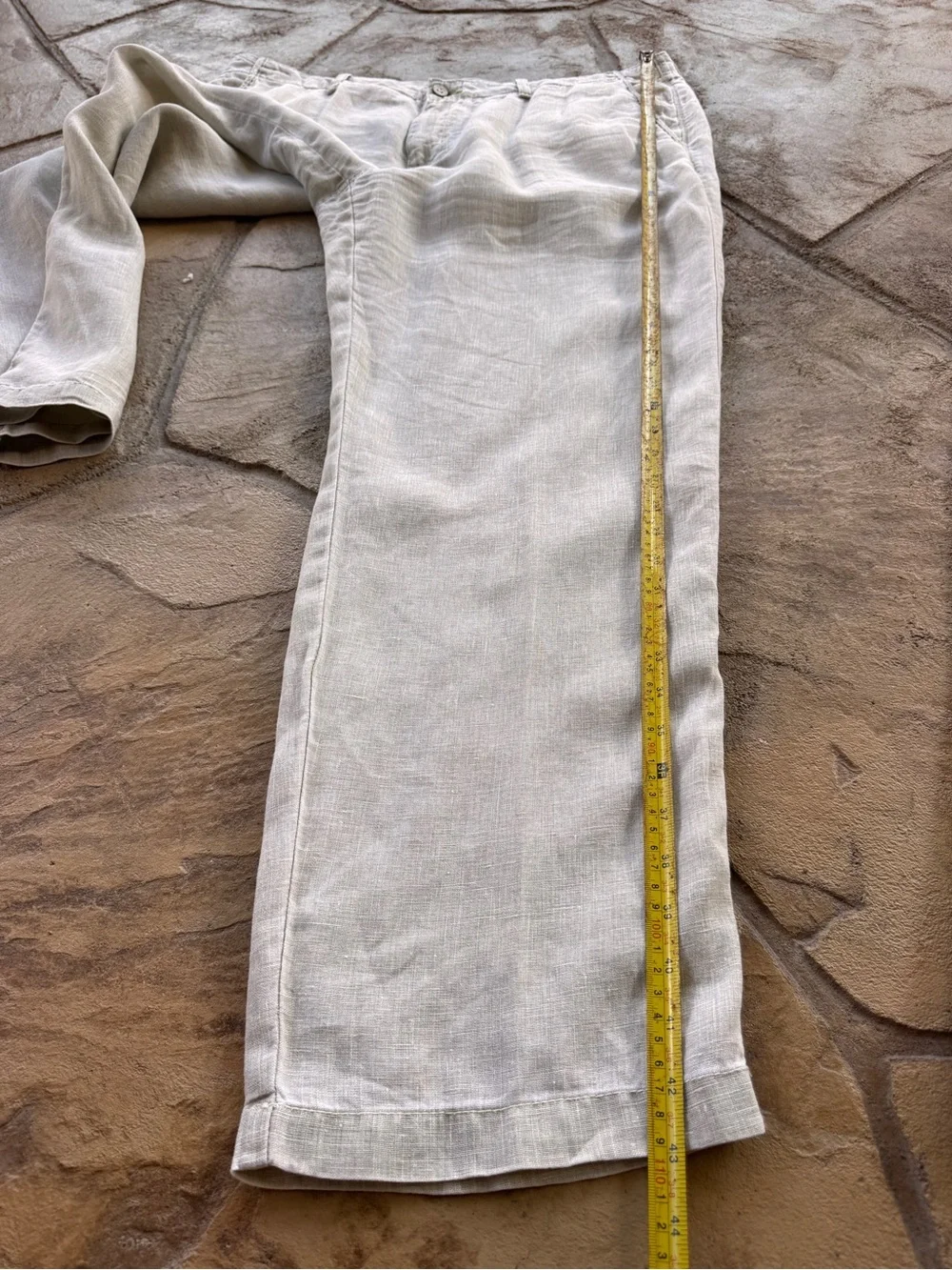 Tommy Bahama Relax Men’s 40x32 100% Linen Pants Beige Resort Casual
